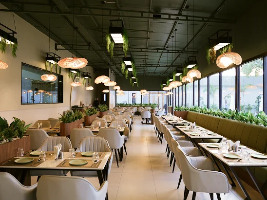 Indoor dining room